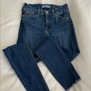 7 For All Mankind Blair Ankle Skinny with raw hem